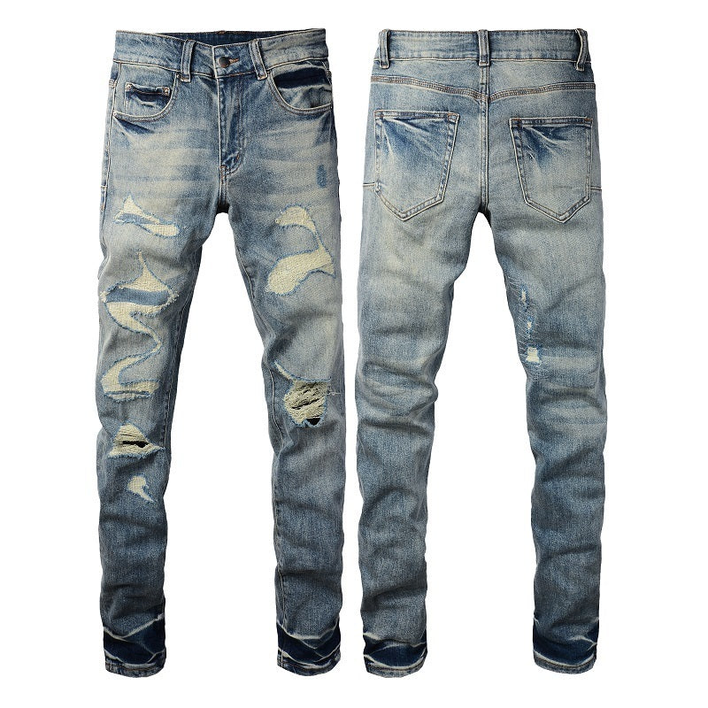 Men Trendy Jeans High-street trendy apparel