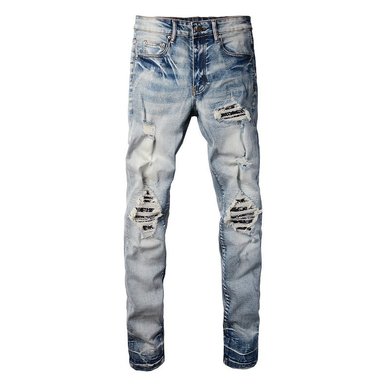 Men Trendy Jeans High-street trendy apparel