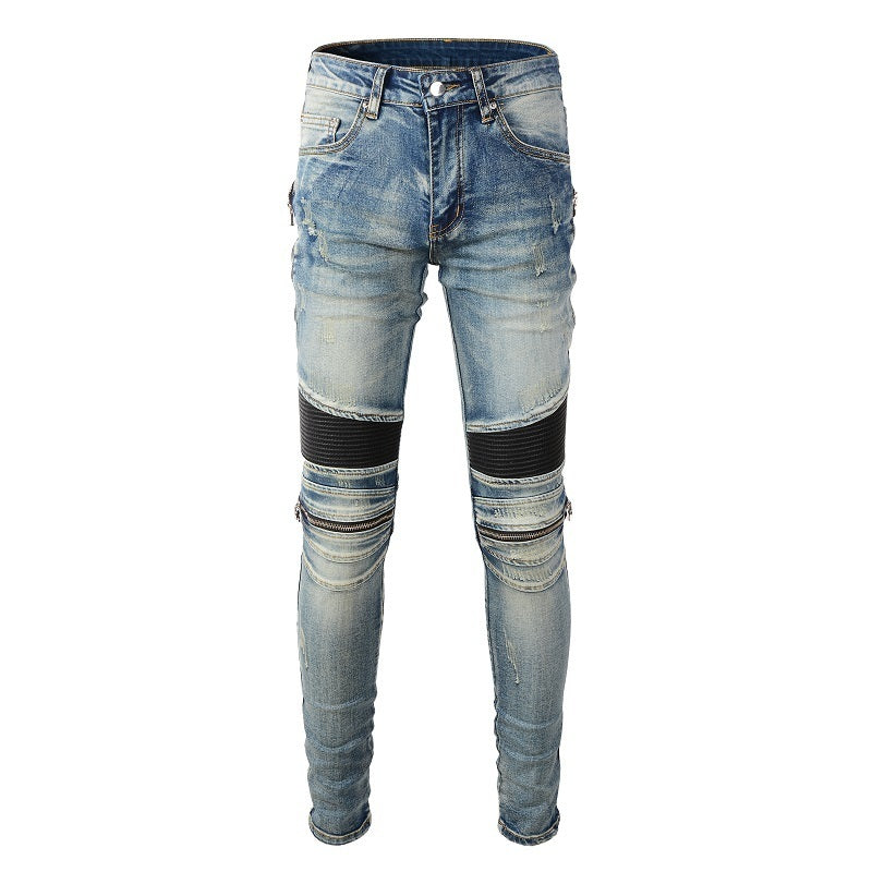 Men Trendy Jeans High-street trendy apparel