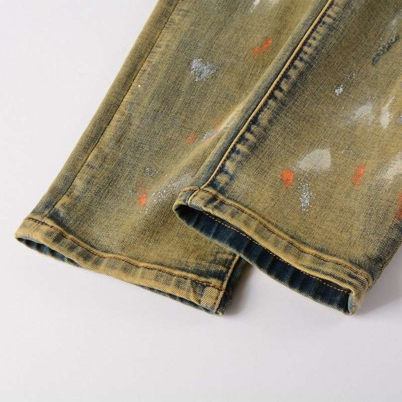 Men Trendy Jeans High-street trendy apparel