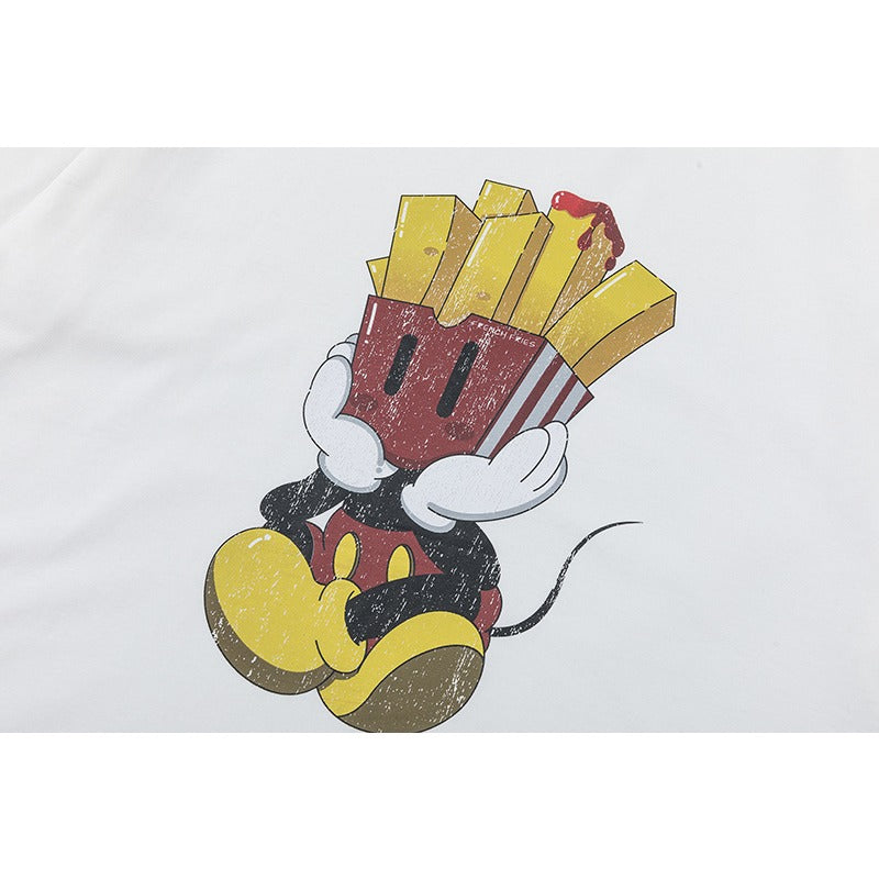 VTG T Shirts Men Creative Pure Cotton High-Street Fashion