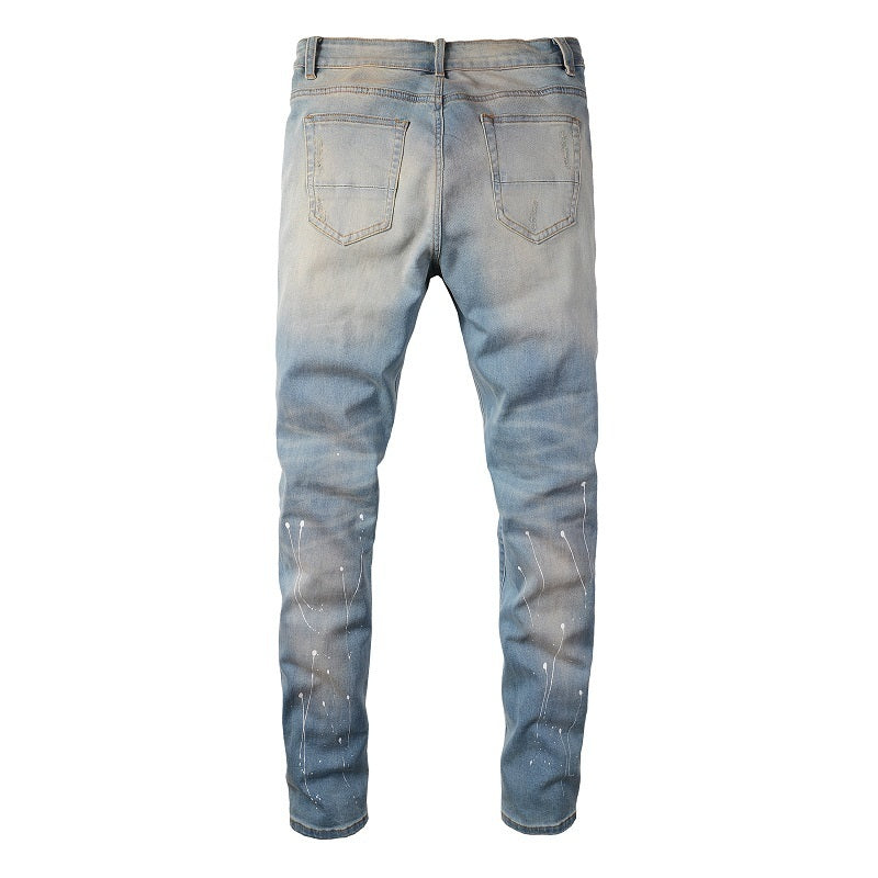 Men Trendy Jeans High-street trendy apparel