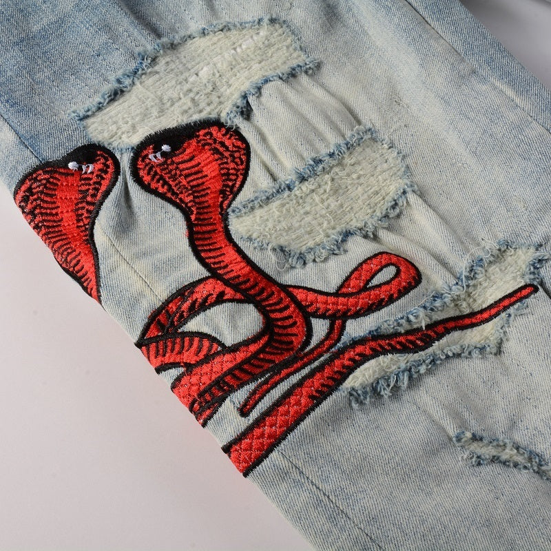 Men Trendy Jeans High-street trendy apparel