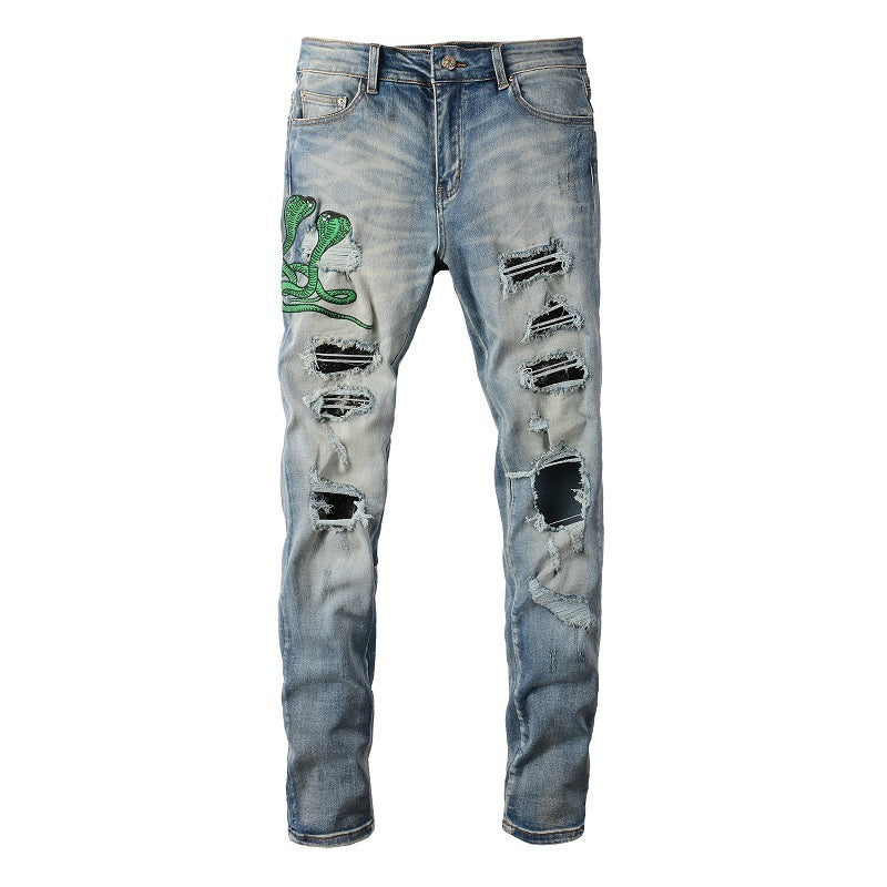 Men Trendy Jeans High-street trendy apparel