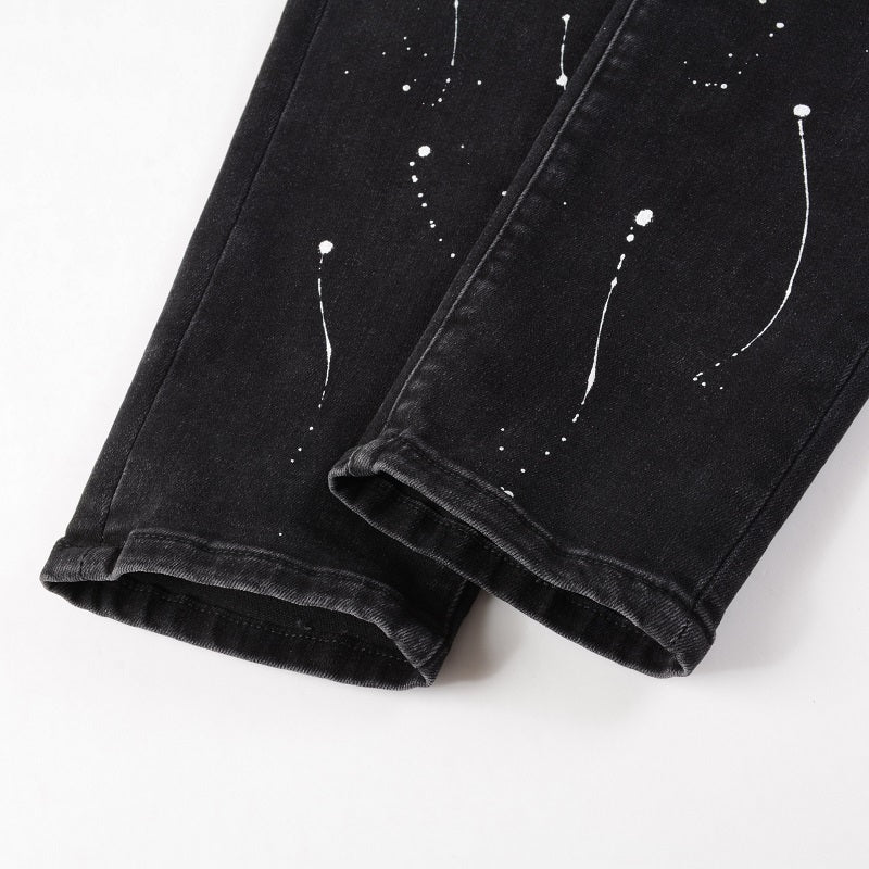 Men Trendy Jeans High-street trendy apparel