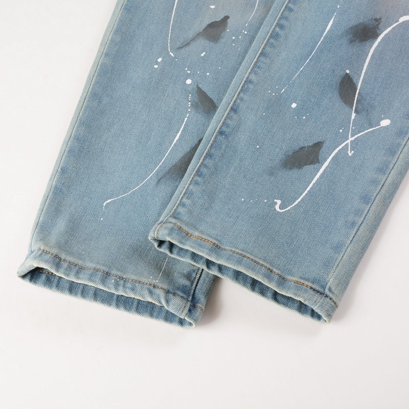 Men Trendy Jeans High-street trendy apparel