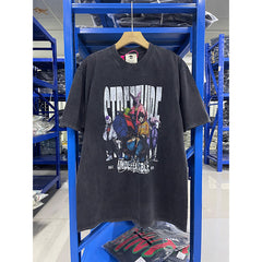 VTG T Shirts Men Creative Pure Cotton High-Street Fashion