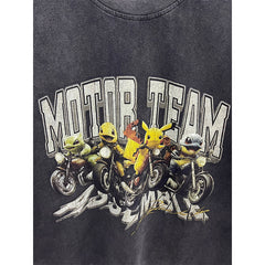 VTG T Shirts Men Creative Pure Cotton High-Street Fashion