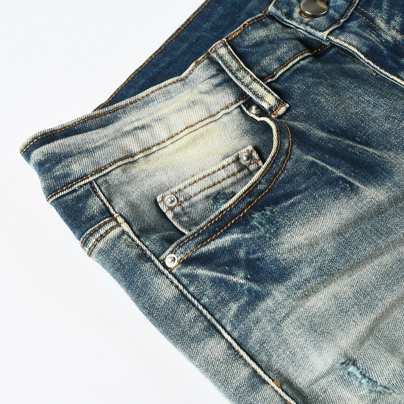 Men Trendy Jeans High-street trendy apparel