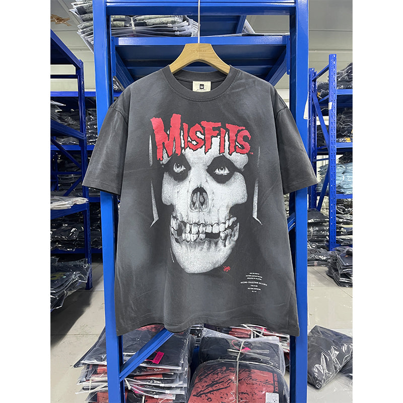 VTG T Shirts Men Creative Pure Cotton High-Street Fashion