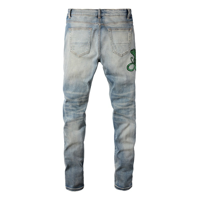 Men Trendy Jeans High-street trendy apparel