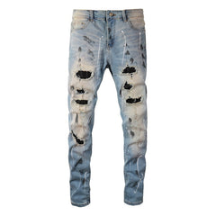 Men Trendy Jeans High-street trendy apparel