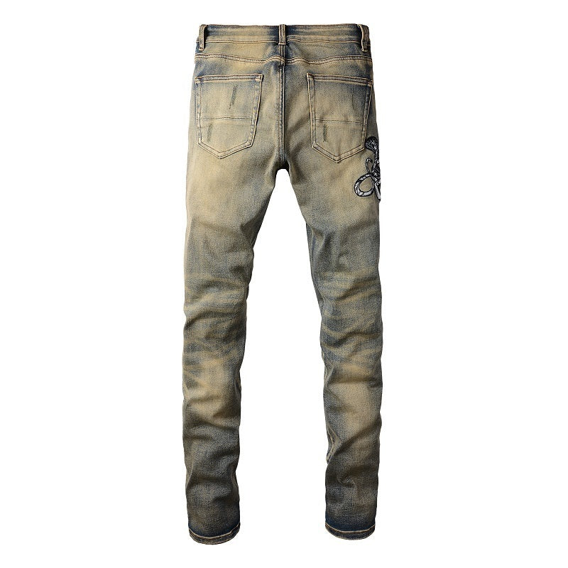 Men Trendy Jeans High-street trendy apparel