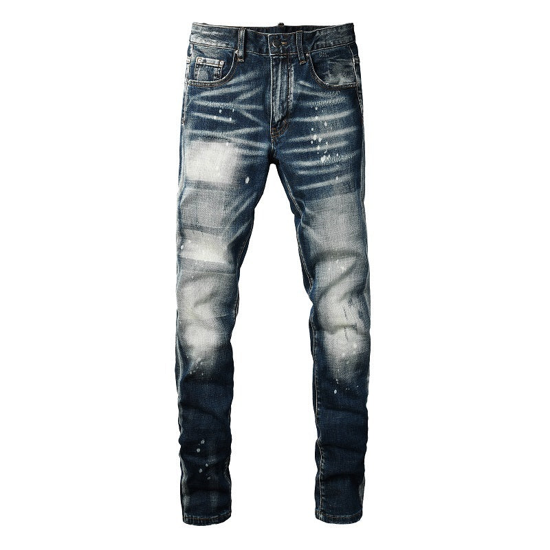 Men Trendy Jeans High-street trendy apparel