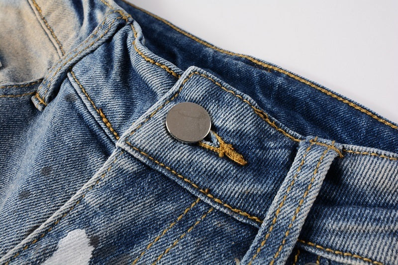 Men Trendy Jeans High-street trendy apparel