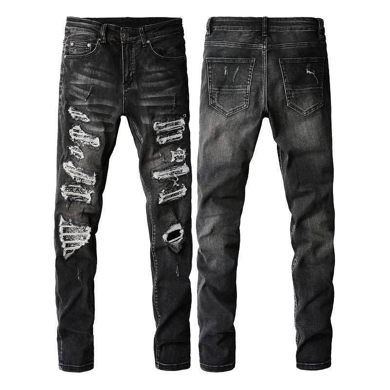 Men Trendy Jeans High-street trendy apparel