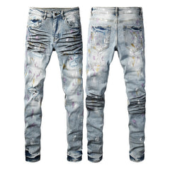 Men Trendy Jeans High-street trendy apparel