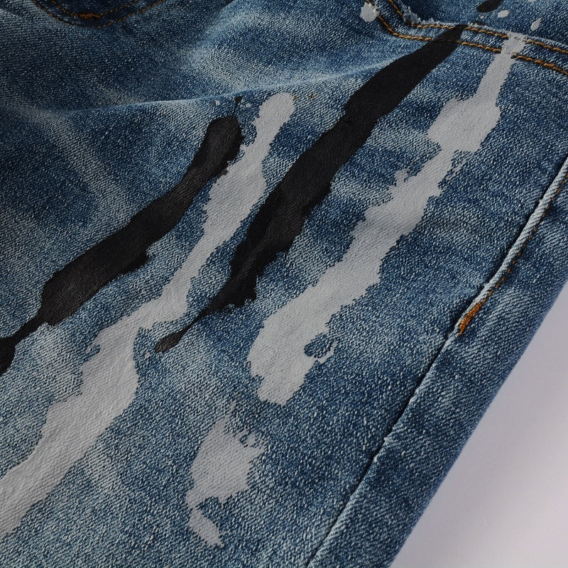 Men Trendy Jeans High-street trendy apparel