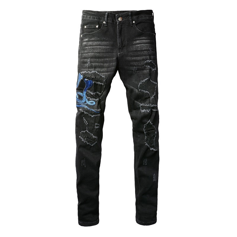 Men Trendy Jeans High-street trendy apparel