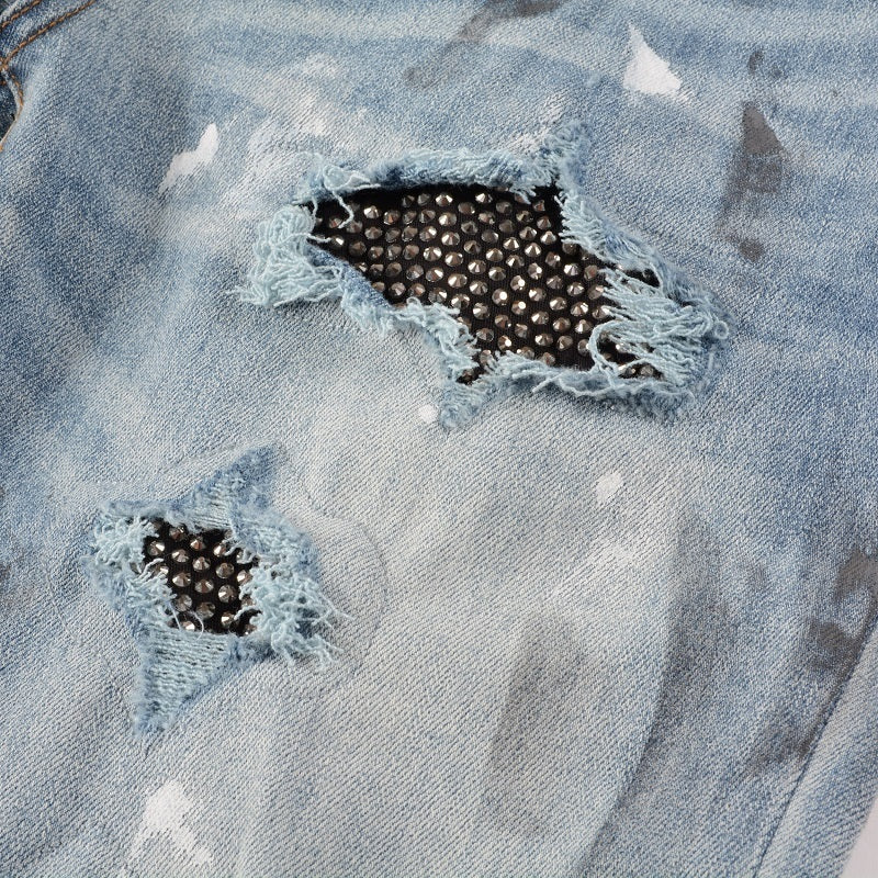 Men Trendy Jeans High-street trendy apparel