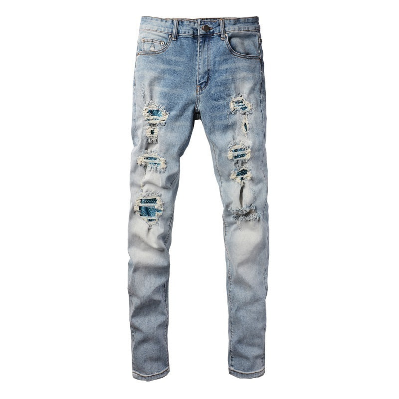 Men Trendy Jeans High-street trendy apparel