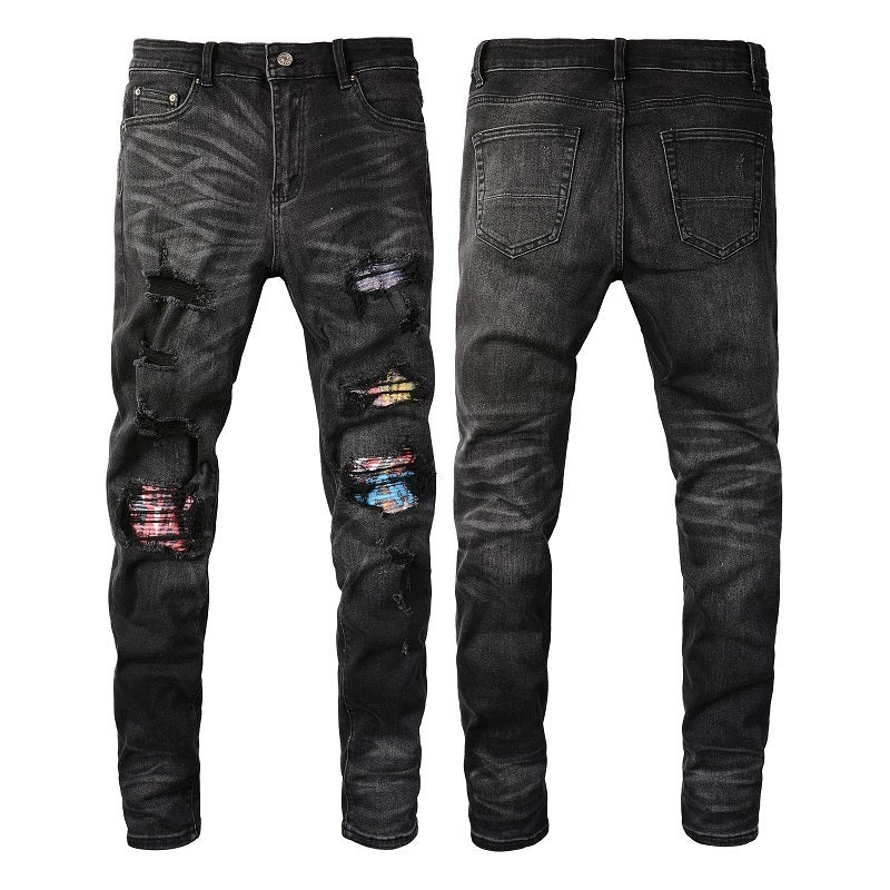 Men Trendy Jeans High-street trendy apparel