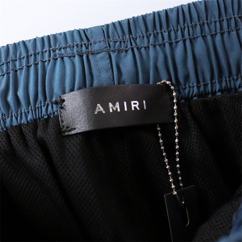 Amiri Fashion T-shirt And Shorts Suit