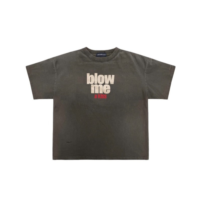 VTG T Shirts Men Creative Pure Cotton High-Street Fashion