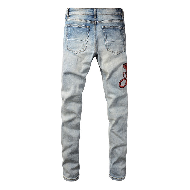 Men Trendy Jeans High-street trendy apparel
