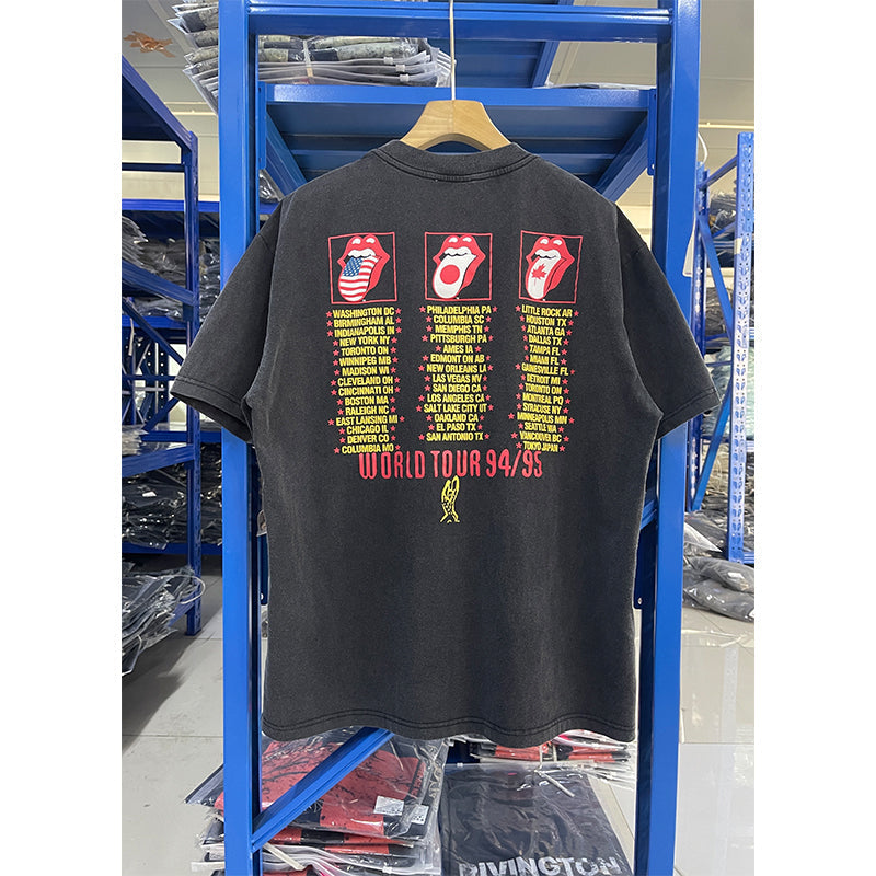 VTG T Shirts Men Creative Pure Cotton High-Street Fashion