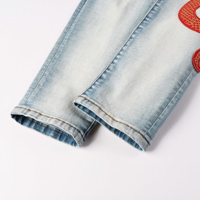 Men Trendy Jeans High-street trendy apparel