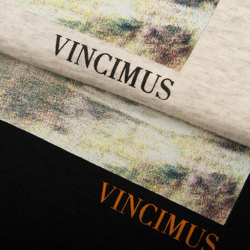 VTG T Shirts Men Creative Pure Cotton High-Street Fashion